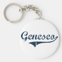 Conception classique de Geneseo New York Porte-clés