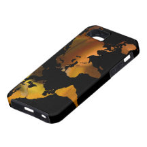 conception de carte du monde coques Case-Mate iPhone 5