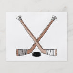 conception de galet et de bâtons de hockey tract personnalisé