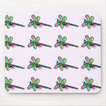 Conception de libellule tapis de souris