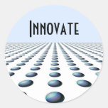 Conception de motivation moderne - innovez adhésif