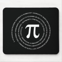 Conception de nombre de pi tapis de souris