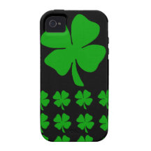 Conception de quatre de feuille Irlandais de trèfl Étui iPhone 4/4S