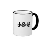 Conception de style de monogramme de Jésus Tasse À Café