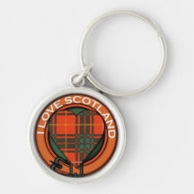 Conception de tartan de coeur de Bruce - amour Eco Porte-clefs
