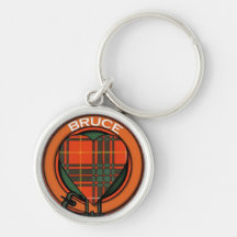 Conception de tartan de coeur de Bruce Porte-clés