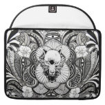 Conception de tatouage de loup poches pour macbook pro