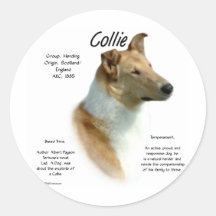 Conception d'histoire de colley (sable lisse) autocollants