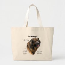 Conception d'histoire de Leonberger Sac De Toile