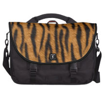 Conception d'impression de peau de tigre, motif de sacs ordinateur portable