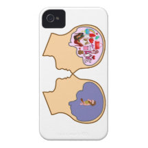 Conception drôle de type de la fille V - personnal Coque Case-Mate iPhone 4