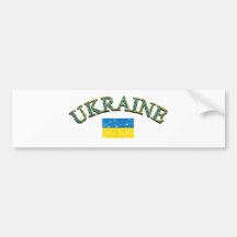 Conception du football de l'Ukraine Adhésifs Pour Voiture