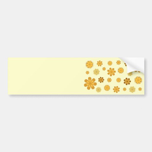 Conception florale adhésif pour voiture