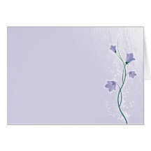 conception florale de lavande élégante cartes de vœux
