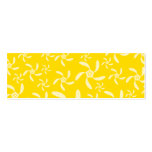 Conception florale d'été. Jaune ensoleillé Cartes De Visite Professionnelles