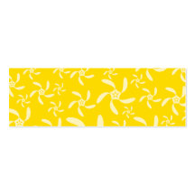 Conception florale d'été. Jaune ensoleillé Cartes De Visite Professionnelles