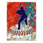 Conception grunge de base-ball de style carte postale