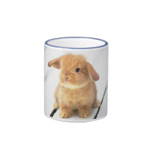 Conception heureuse de Pâques de lapin mignon de b Tasse À Café