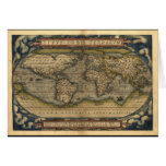 Conception historique du monde d'atlas vintage de 