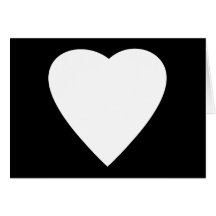Conception noire et blanche de coeur d'amour cartes