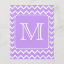 Conception pourpre et blanche de Chevron. Monogram Tract Customisé