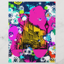 conception urbaine d'éclaboussure de peinture de g tract