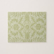 Conception vintage de William Morris de papier pei Puzzle Avec Photo