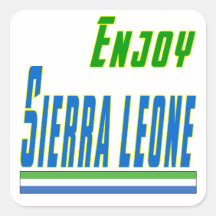 Conceptions de cool pour le Sierra Leone Autocollants