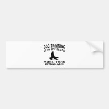Conceptions de formation de chien autocollants pour voiture