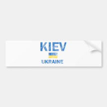 Conceptions de Kiev Ukraine Autocollant Pour Voiture