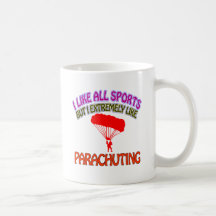 Conceptions de parachutage tasse