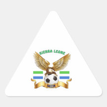 Conceptions du football de Sierra Leone Autocollants