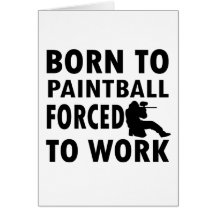 Conceptions fraîches de Paintball Cartes De Vœux
