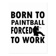 Conceptions fraîches de Paintball Cartes Postales