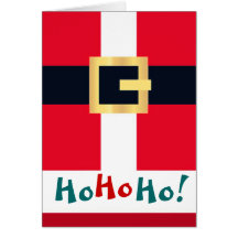 Conceptions rouges gaies de Père Noël de Noël Carte