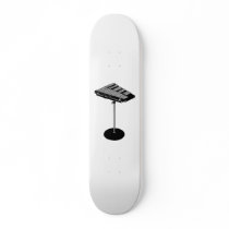 Concert Bells on Stand BW Graphic Image Skate Board Deck