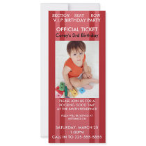 Concert Birthday Invite