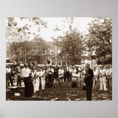 Concert in the Park-McMinnville Tennessee 1920's Posters by bhbphotos