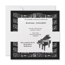 Concert Music Invitation