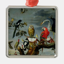 Concert of Birds Christmas Tree Ornaments