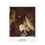 Concert Study By Wilhelm Leibl Postcard