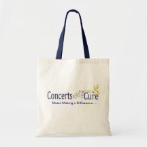 Concerts For A Cure Tote Bag