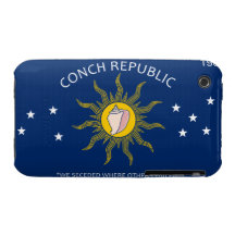 Conch Republic Flag iPhone 3 Cover