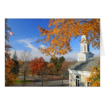 Concord Massachusetts in Autumn Cards