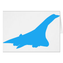 Concorde Supersonic Passenger Jetliner Greeting Cards