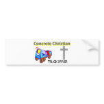 Concrete Christian truck driver design