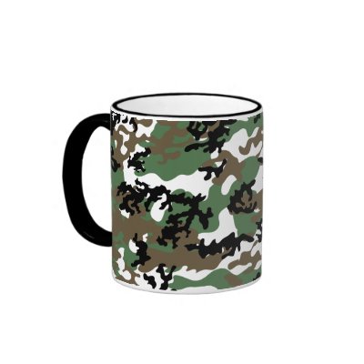 Concrete Jungle Camo Glass Mug by TheCultureShock