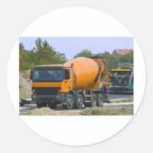 concrete mixer sticker