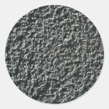 Concrete structured wall round sticker