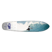 Concrete surf skate board